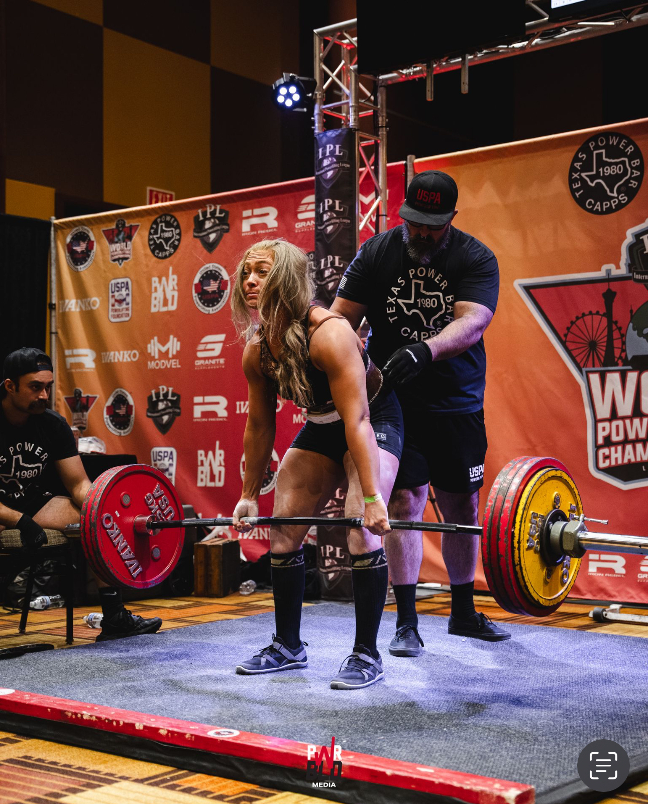 Competing at the World Championships — deadlift