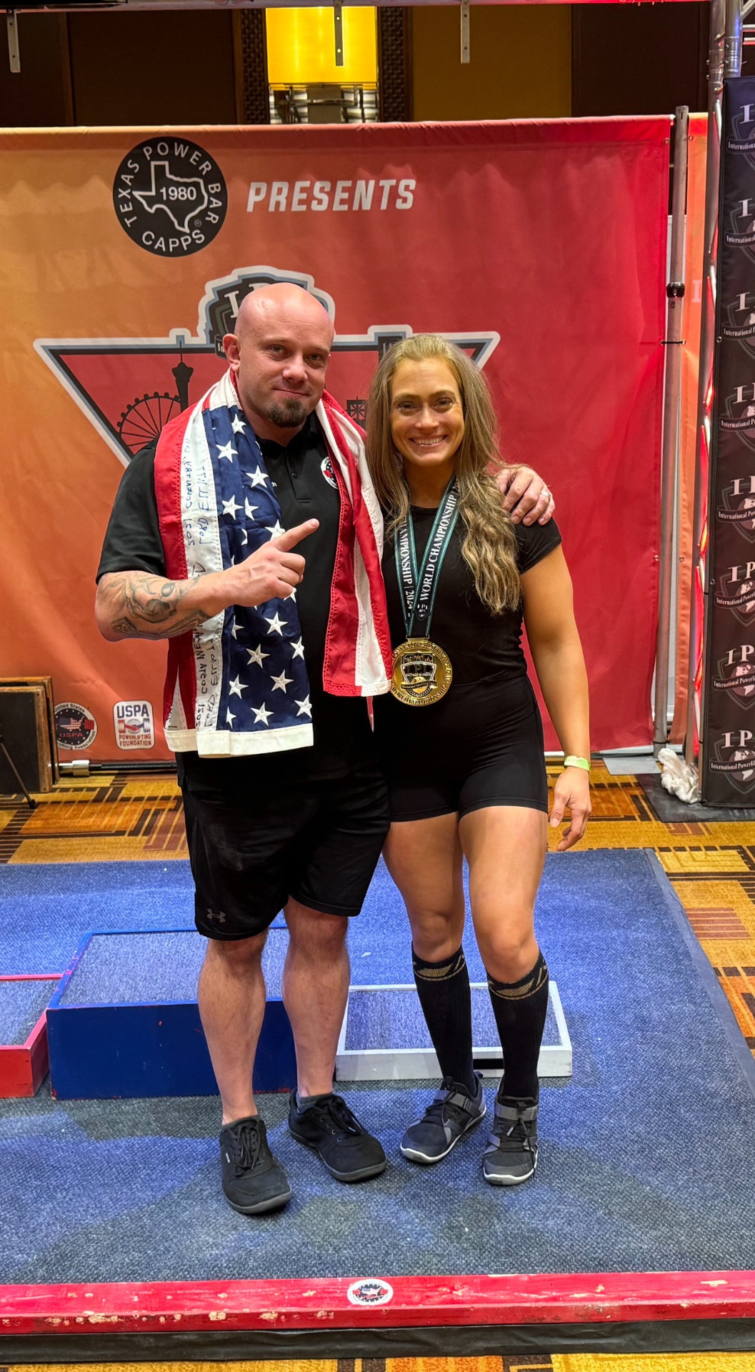 World Championship medal ceremony
